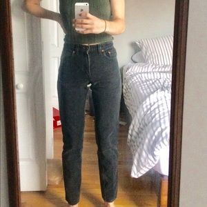 Vintage Levi Washed Black Jeans